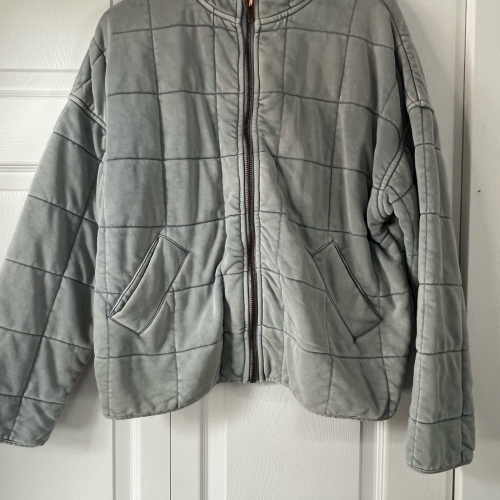 Together Women's Gray Quilted Jacket